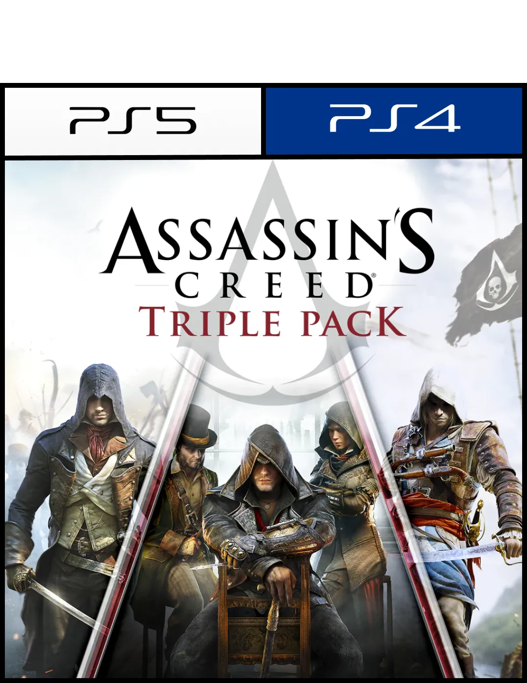 Assassin's Creed Triple Pack Para Ps4 & Ps5 - Digital