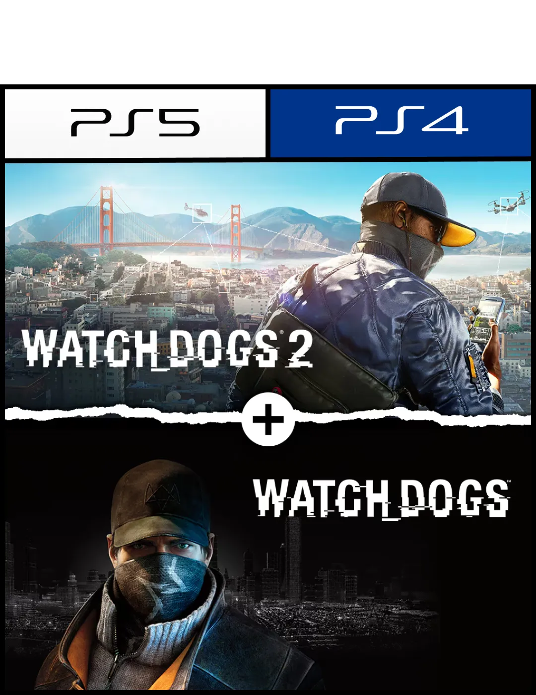 Watch Dogs 1 + Watch Dogs 2 Para Ps4 & Ps5 - Digital