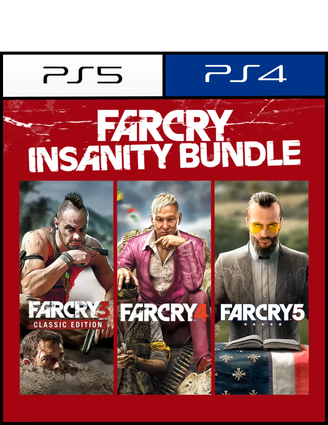 Far Cry Insanity Bundle para PS4 o PS5 - Digital