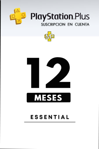 12 meses - Ps Plus ESSENTIAL - Cuenta