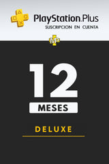 12 meses - Ps Plus DELUXE - Cuenta