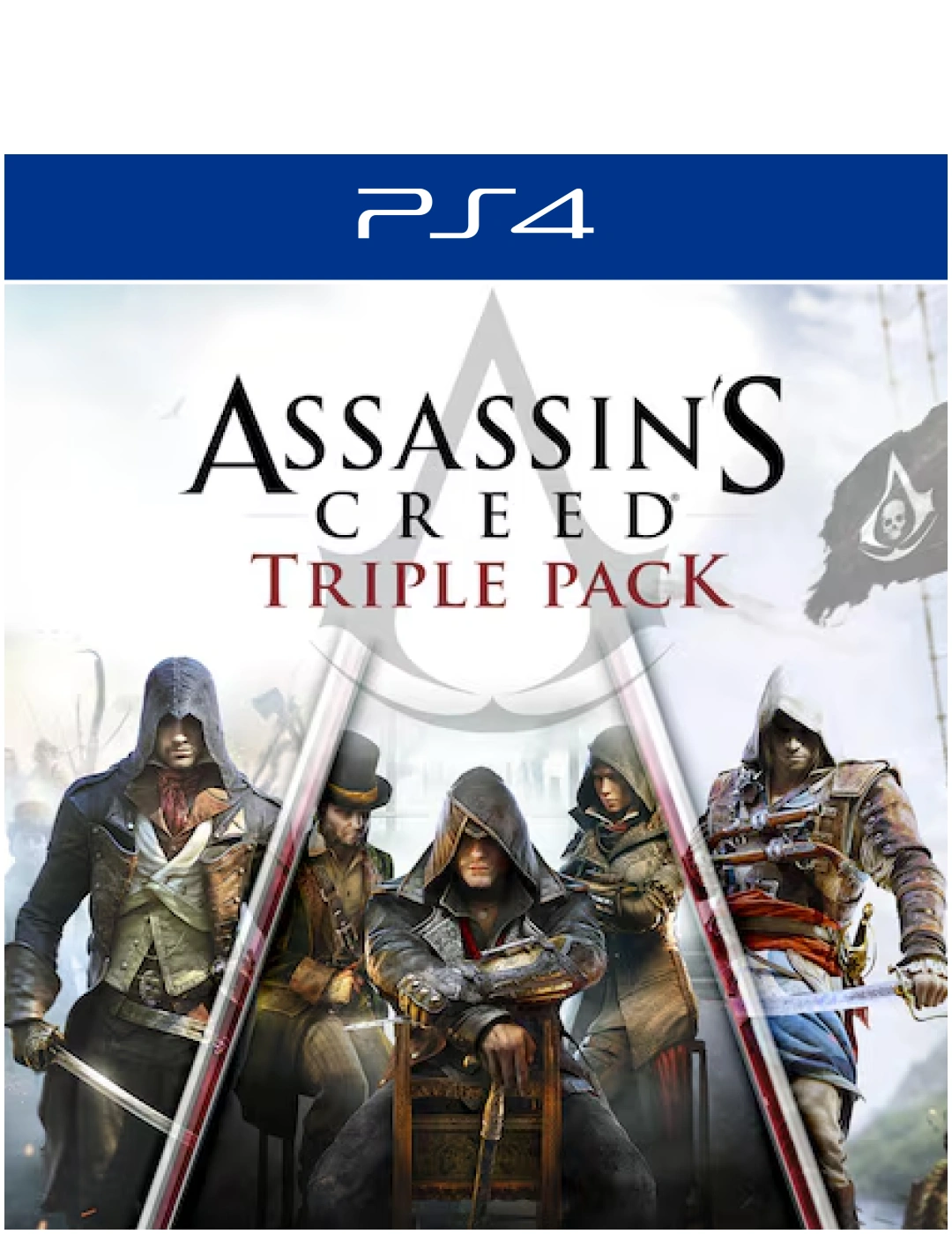Assassin's Creed Triple Pack: Black Flag, Unity, Syndicate - Ps4 - Digital