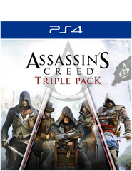 Assassin's Creed Triple Pack: Black Flag, Unity, Syndicate - Ps4 - Digital