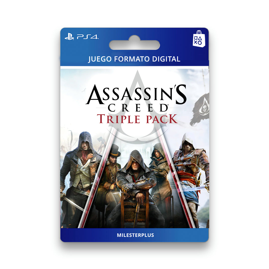 Assassin's Creed Triple Pack - Ps4 - Digital