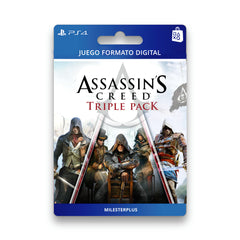 Assassin's Creed Triple Pack - Ps4 - Digital