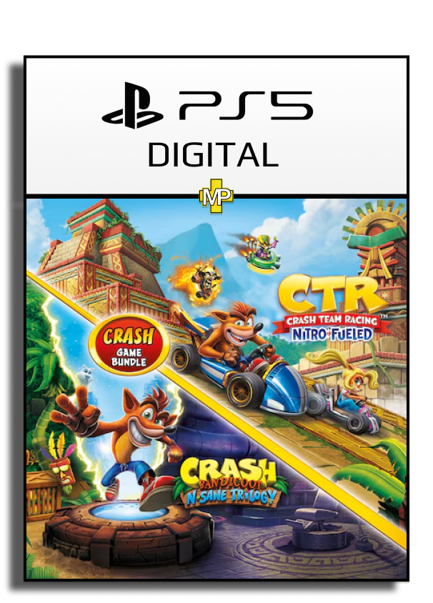 Crash Bandicoot™ Bundle - N. Sane Trilogy + CTR Nitro-Fueled - Ps5 - Digital