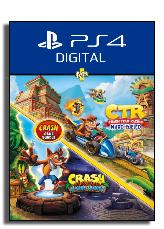 Crash Bandicoot™ Bundle - N. Sane Trilogy + CTR Nitro-Fueled - Ps4 - Digital