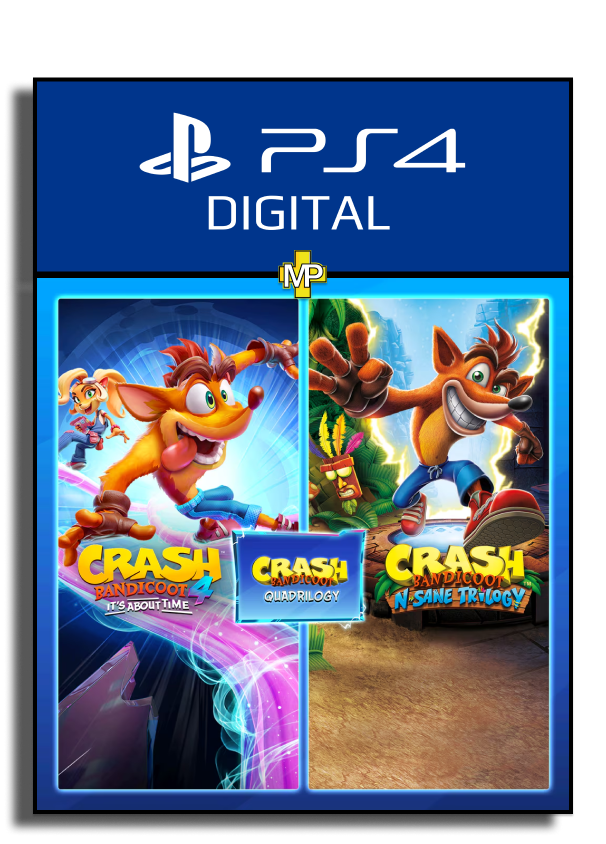 Crash Bandicoot™ Quadrilogy Bundle - Ps4 - Digital