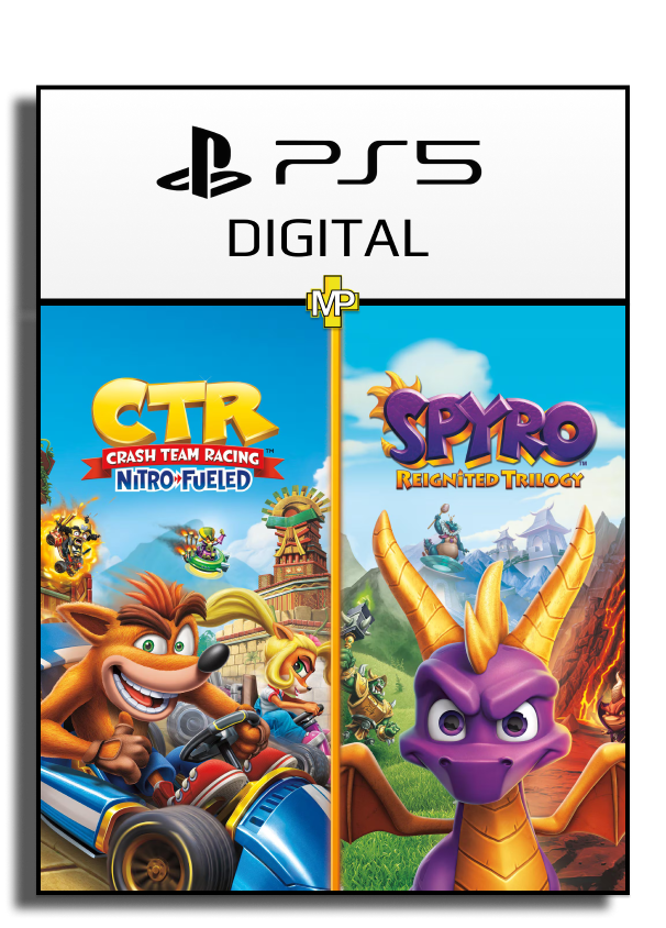 Crash™ Team Racing Nitro-Fueled + Spyro™ Game Bundle  - Ps5 - Digital