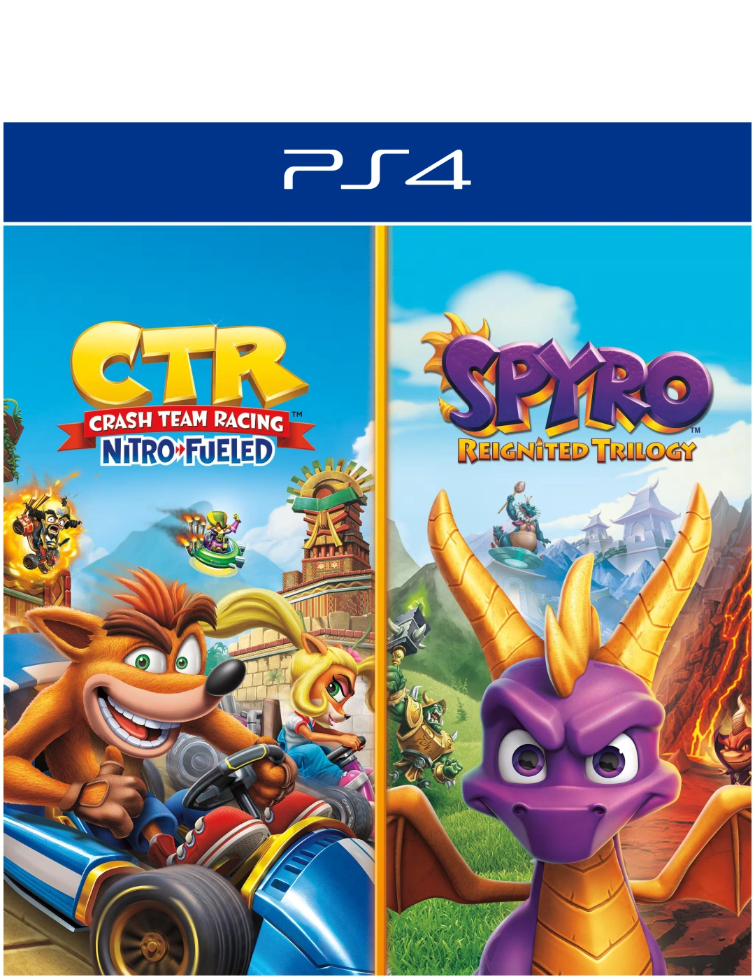 Crash™ Team Racing Nitro-Fueled + Spyro™ Game Bundle - Ps4 - Digital