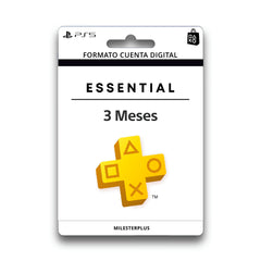 PlayStation Plus Essential: Cuenta 3 meses - Ps5