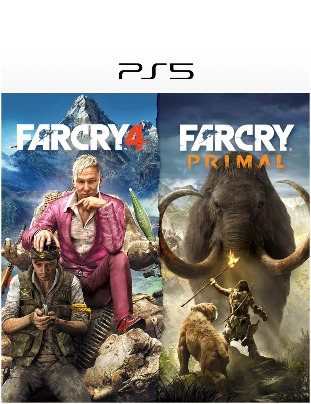 FAR CRY 4 + FAR CRY PRIMAL BUNDLE - Ps5 - Digital 