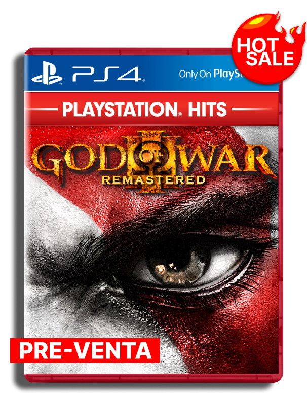 God of War 3 Remaster HITS - PS4 - Físico Nuevo  - HotSale - PREVENTA