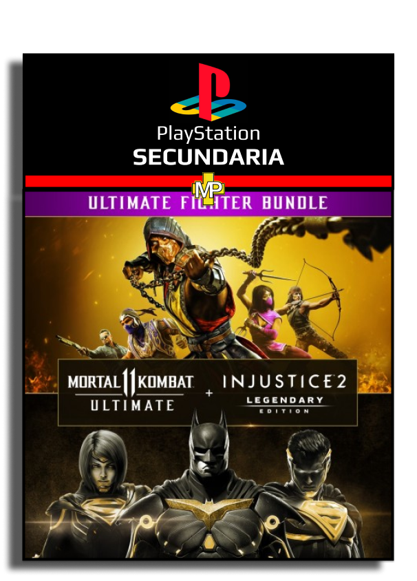 Mortal Kombat 11 Ultimate + Injustice 2 Leg. Edition Bundle - Ps5 o PS4 - Digital SECUNDARIA