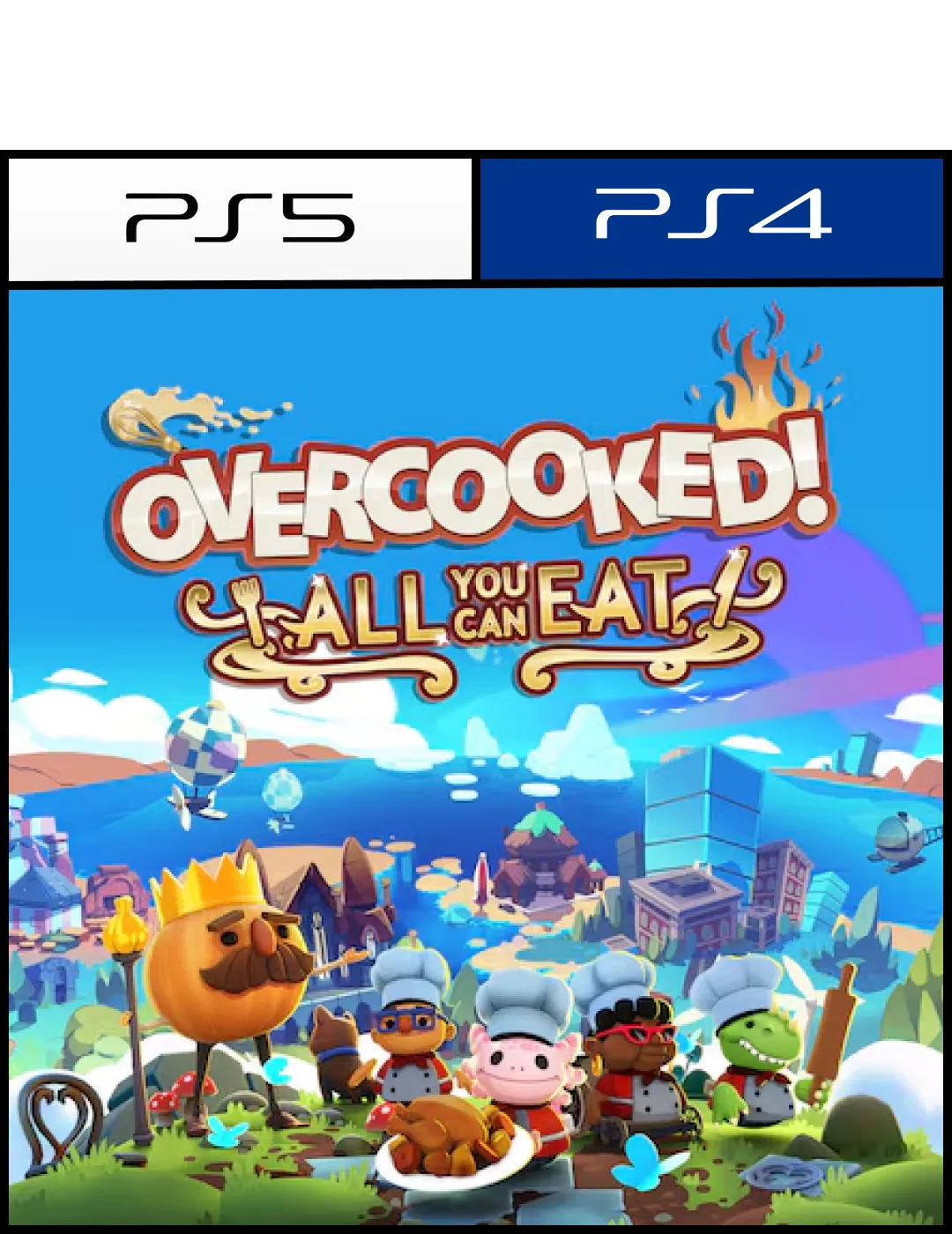 Overcooked! All You Can Eat Para Ps5 & Ps4 - Digital