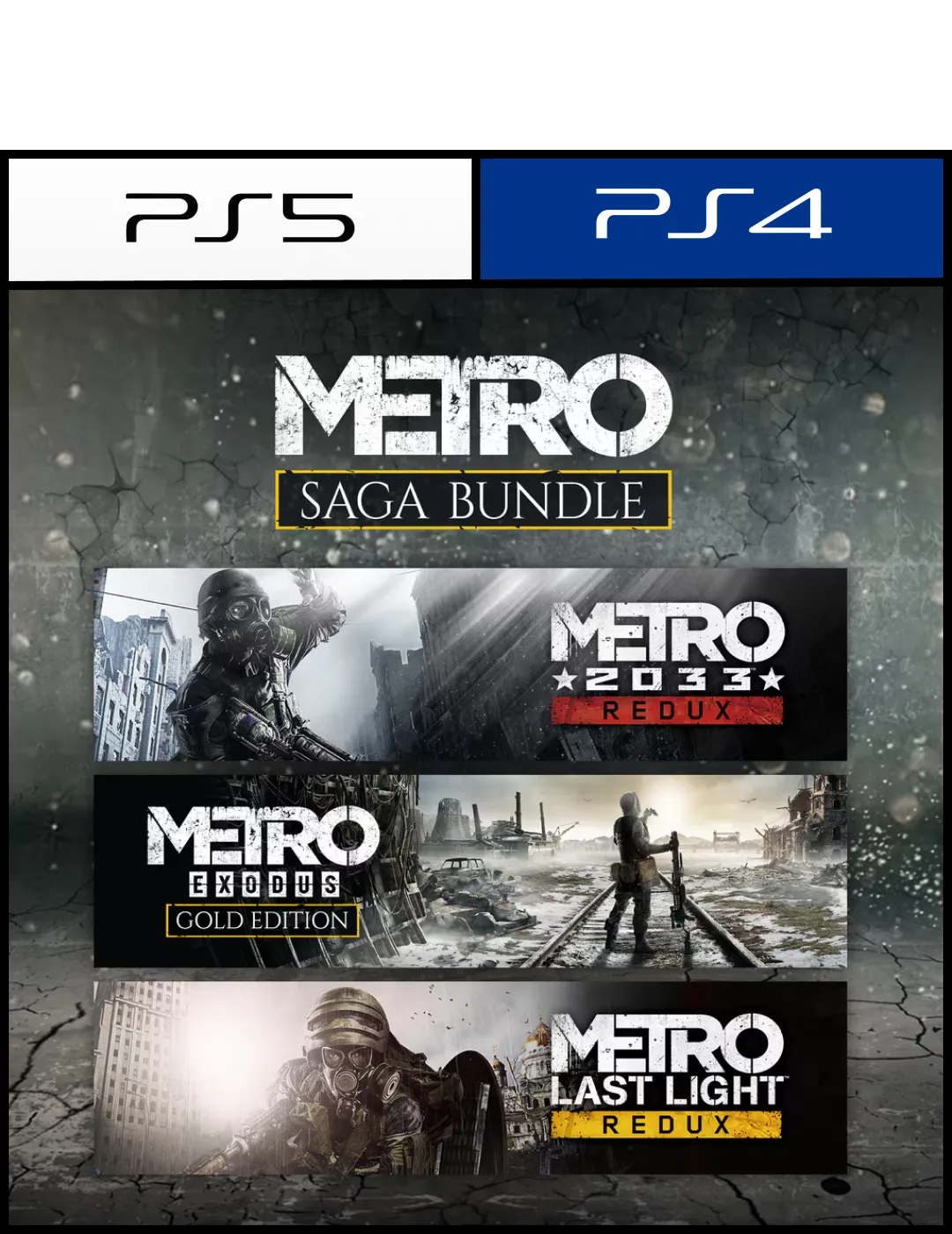 Metro Saga Bundle Para Ps4 & Ps5 - Digital