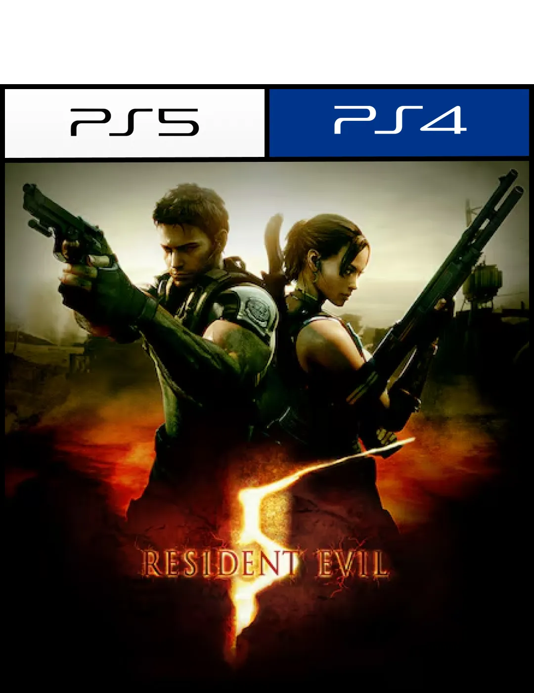 RESIDENT EVIL 5 - Para Ps5 & Ps4 - Digital