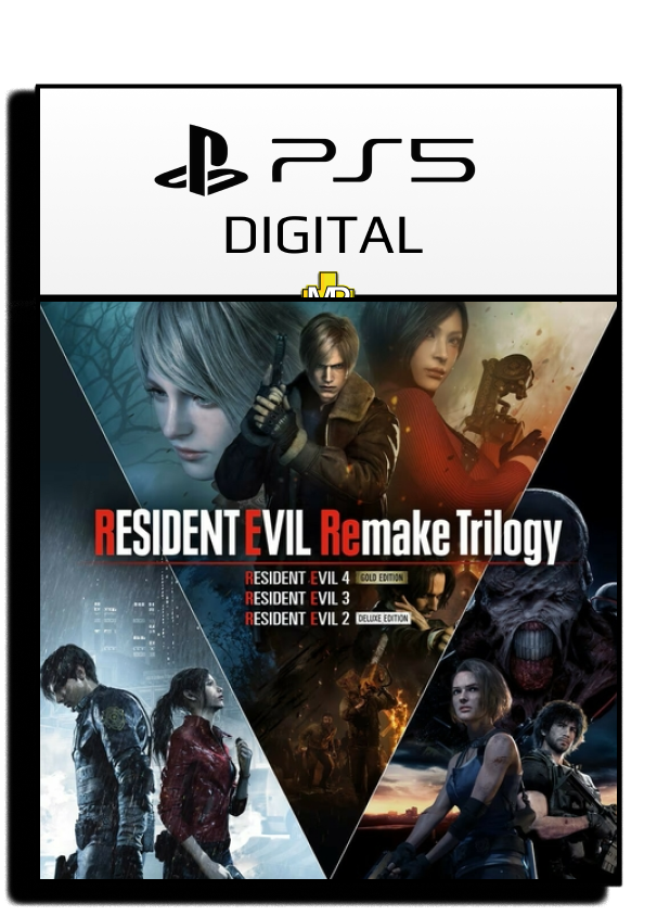 Resident Evil Remake Trilogy- Digital- Ps5