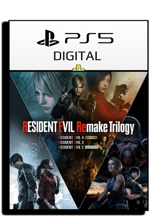 Resident Evil Remake Trilogy- Digital- Ps5