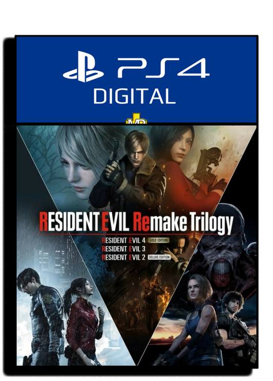 Resident Evil Remake Trilogy- Digital- Ps4