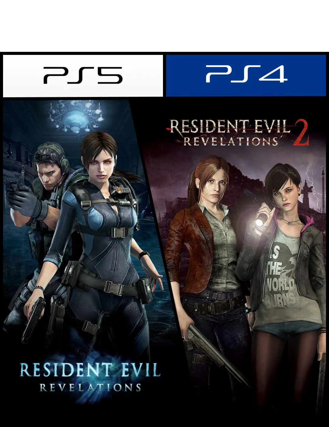 Resident Evil Revelations 1 & 2 Bundle Para Ps4 & Ps5 - Digital