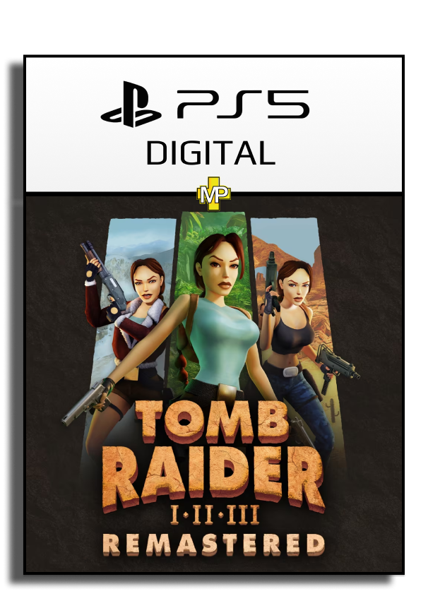 Tomb Raider I-III Remastered Starring Lara Croft - Ps5 - Digital 