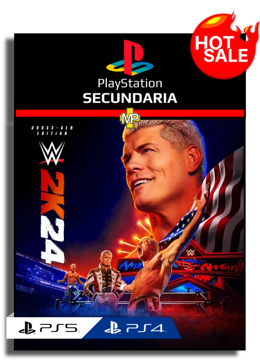 WWE 2K24 - Digital - Secundaria - Hot Sale