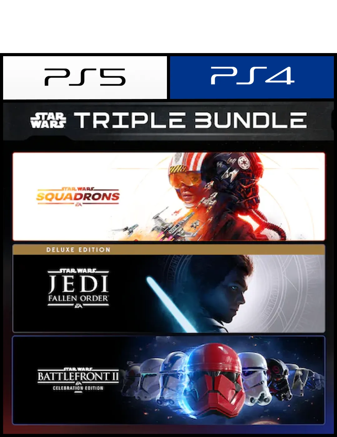 EA STAR WARS™ TRIPLE BUNDLE para PS4 o PS5 - Digital